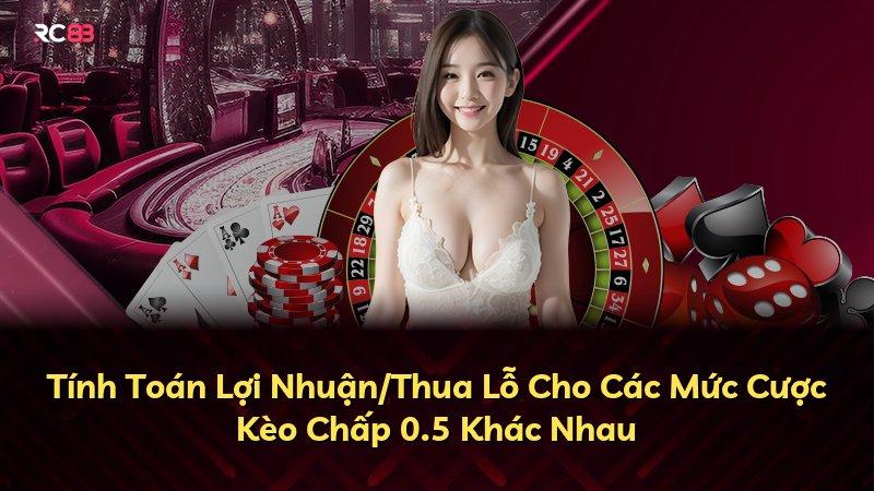 Tính Toán Lợi Nhuận/Thua Lỗ Cho Các Mức Cược Kèo Chấp 0.5 Khác Nhau